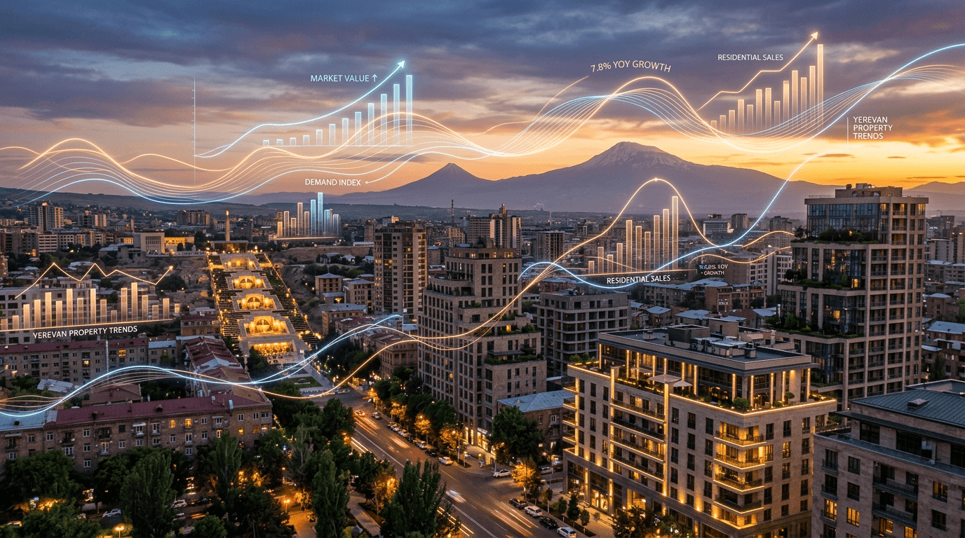 Изменения цен на недвижимость в новостройках Армении: анализ 2023-2024